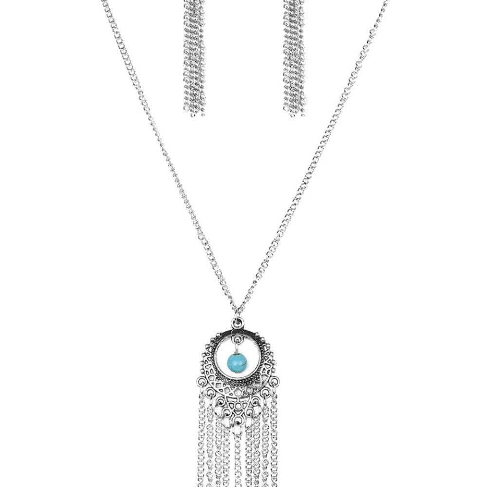 Paparazzi - Western Weather Blue Necklace
